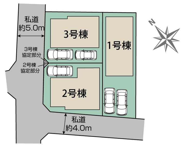 ブルーミングガーデン我孫子市寿２丁目３棟の見取り図