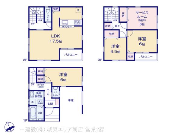 リーブルガーデン下総中山駅の見取り図