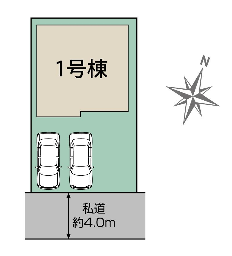 ブルーミングガーデン沼津市下香貫１棟の見取り図