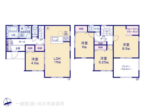 リーブルガーデン鈴鹿市弓削町第２の見取り図
