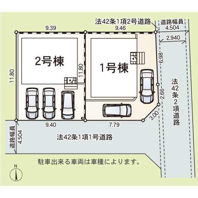 クレイドルガーデン平塚市田村 第44の見取り図