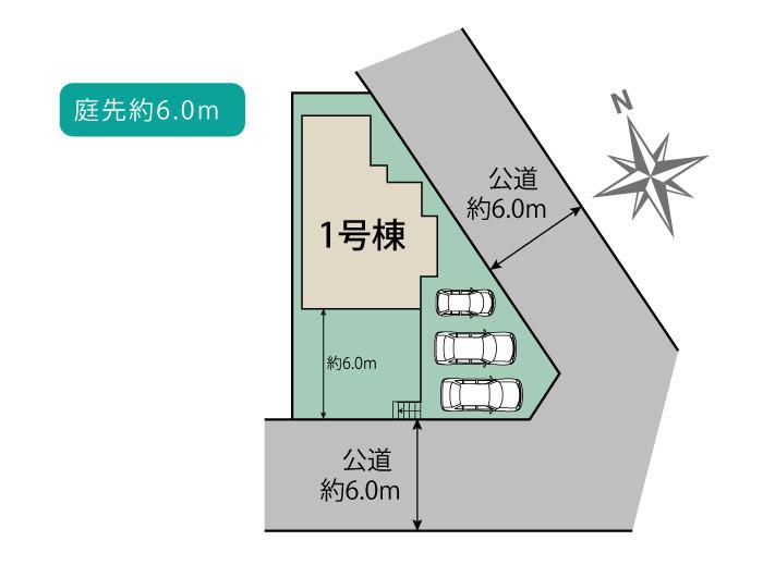ブルーミングガーデン小牧市大字池之内１棟の見取り図