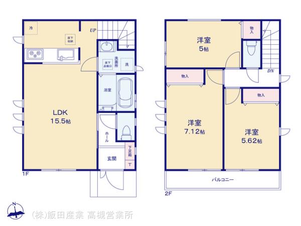 ハートフルタウン(高槻)高槻宮が谷町の見取り図