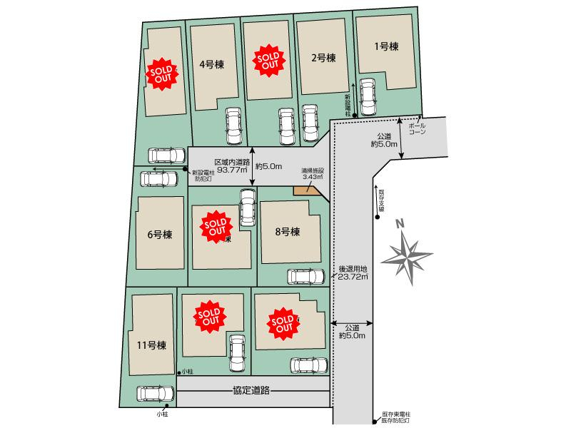 ブルーミングガーデン市川市宮久保６丁目の見取り図