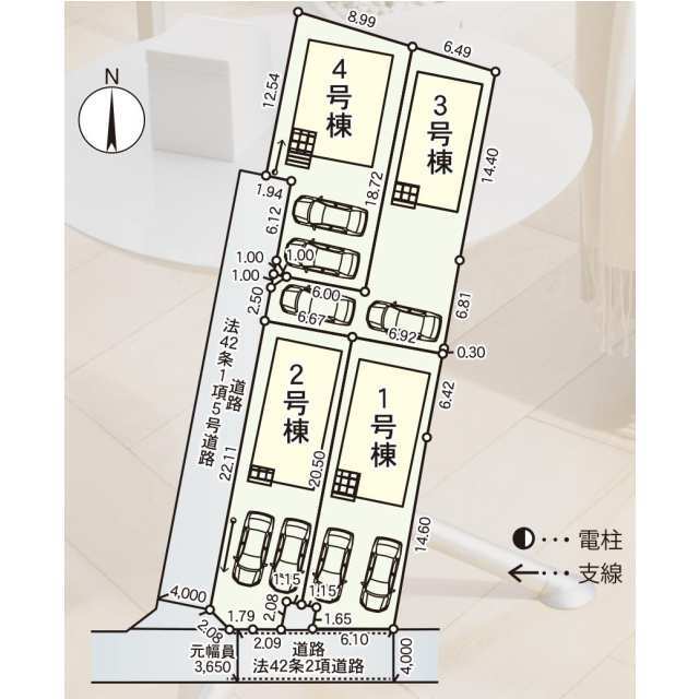 クレイドルガーデン我孫子市中峠 第18の見取り図