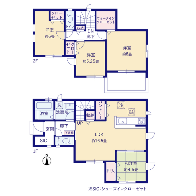 グラファーレ4255川越市宮元町４期１０棟の見取り図