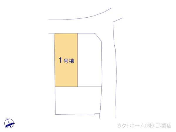 グラファーレ4279うるま市川崎３棟の見取り図