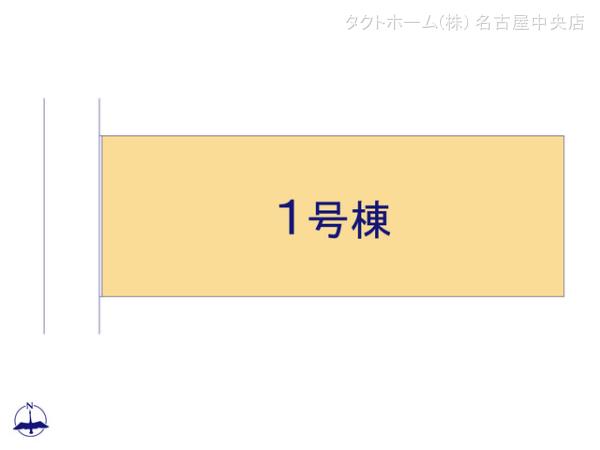 グラファーレ一宮市西大海道２期１棟の見取り図