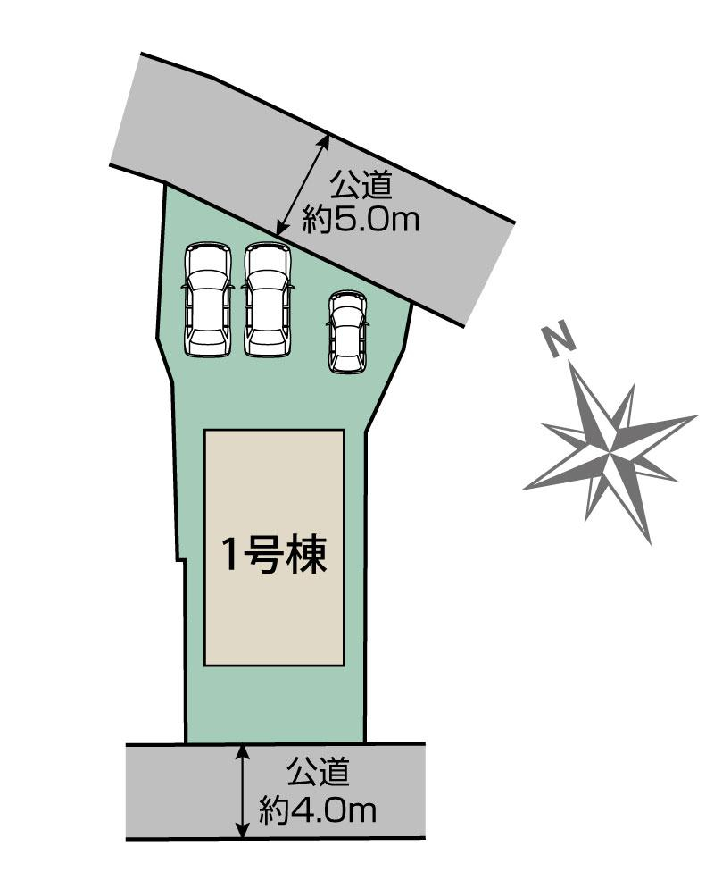 ブルーミングガーデン伊勢崎市新栄町１棟の見取り図