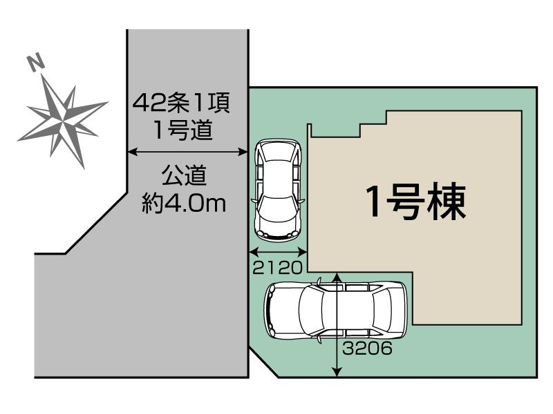 ブルーミングガーデン川越市砂新田３期１棟の見取り図