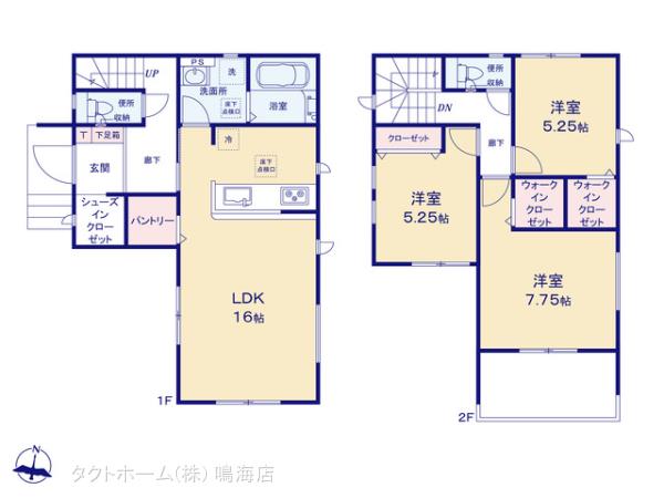 グラファーレ4237大府市大東町２棟の見取り図