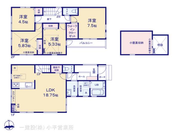 リーブルガーデン小平市小川東町第２の見取り図