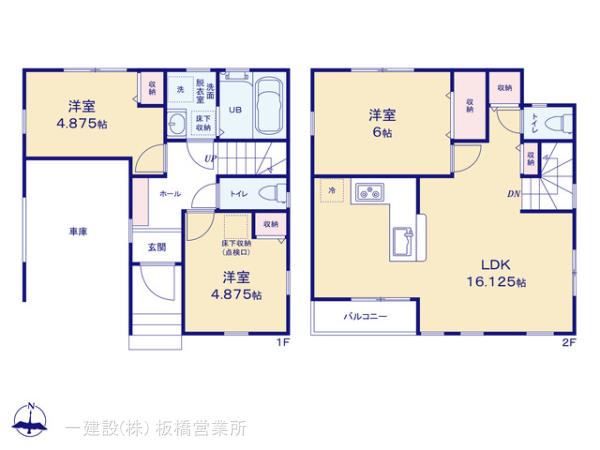 リーブルガーデン練馬区西大泉の見取り図