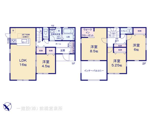 リーブルガーデン前橋市広瀬町第３の見取り図