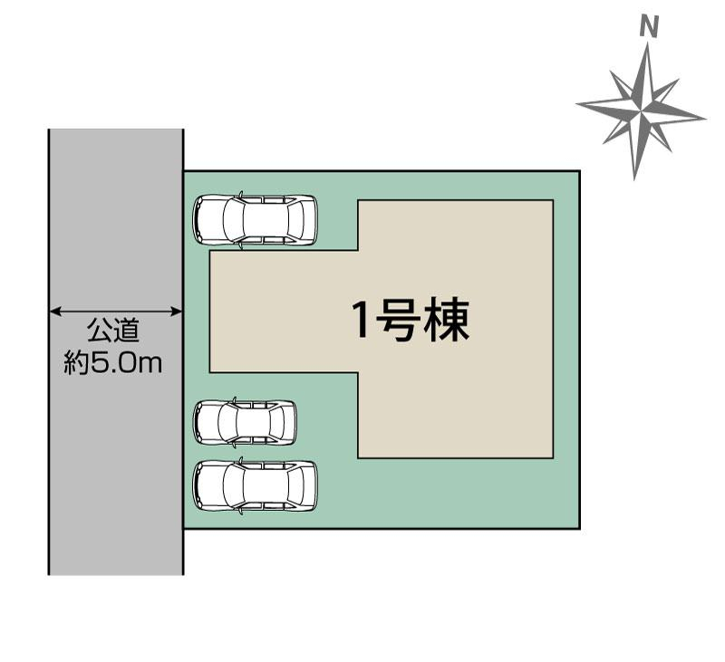 ブルーミングガーデン坂戸市柳町１棟の見取り図