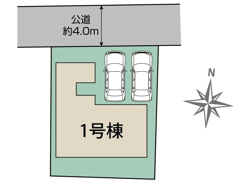 ブルーミングガーデン熊本市南区良町２丁目１棟の見取り図