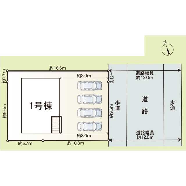 クレイドルガーデンあわら市春宮 第2の見取り図