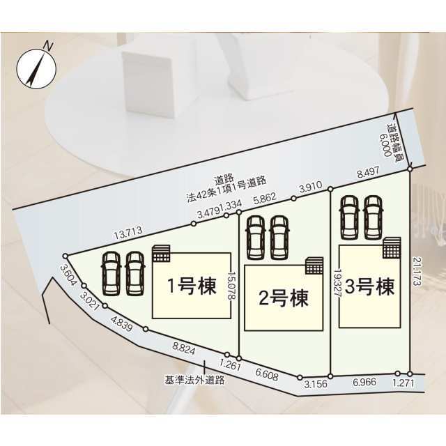 クレイドルガーデン熊谷市久下 第12の見取り図