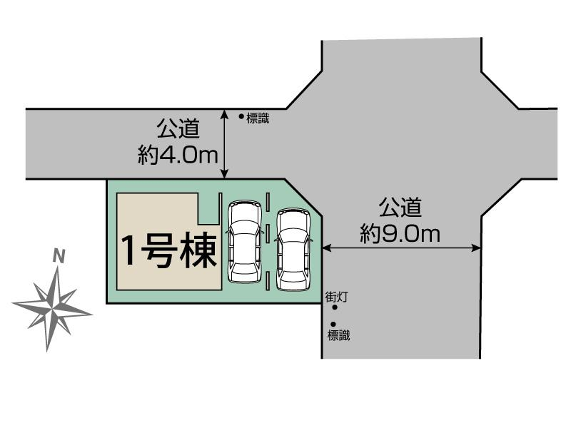 ブルーミングガーデン川口市芝１丁目１棟の見取り図