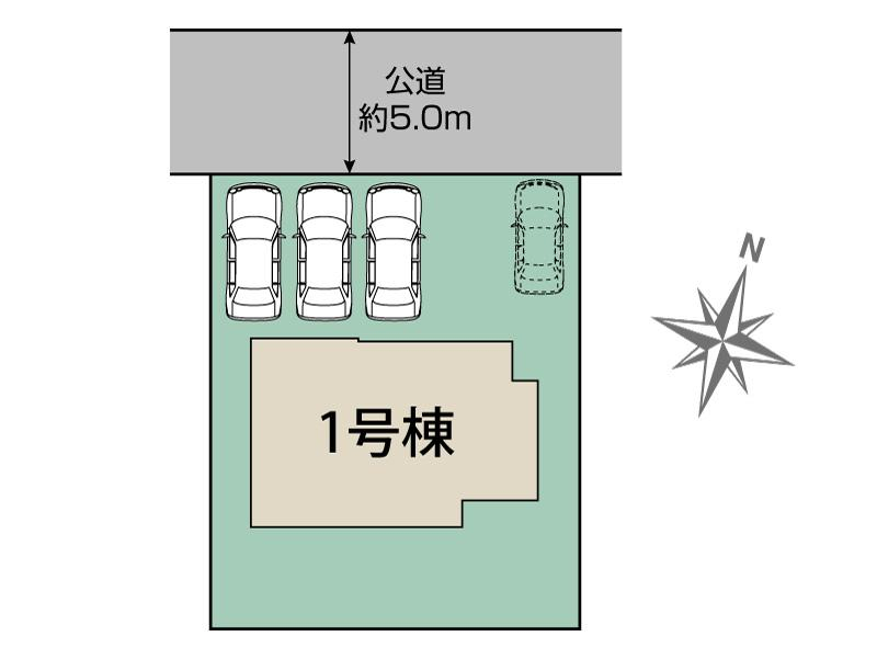 ブルーミングガーデン八王子市北野台２丁目１棟の見取り図