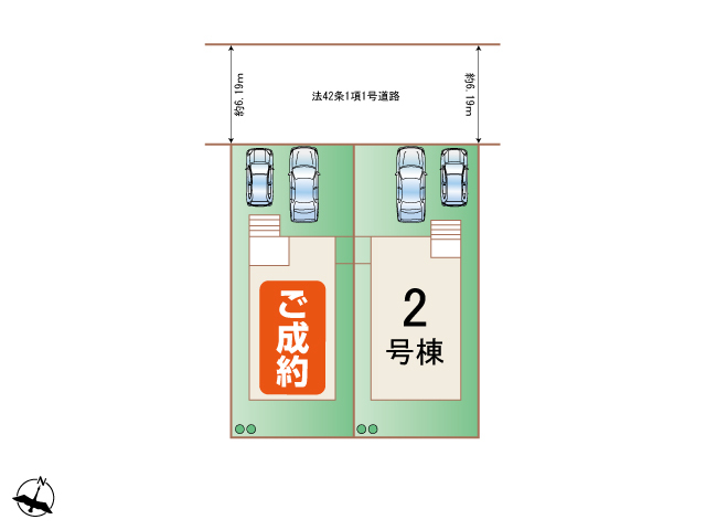 ハートフルタウン東勝山7期の見取り図
