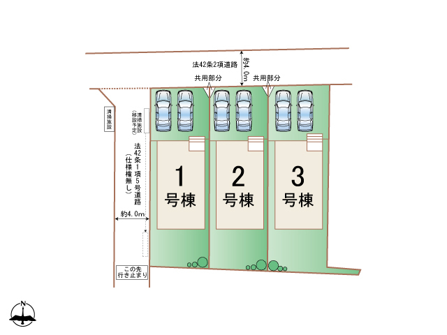 ハートフルタウン岩沼桜二丁目の見取り図