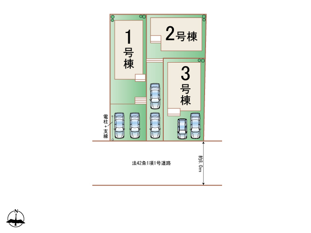 ハートフルタウン福住町の見取り図