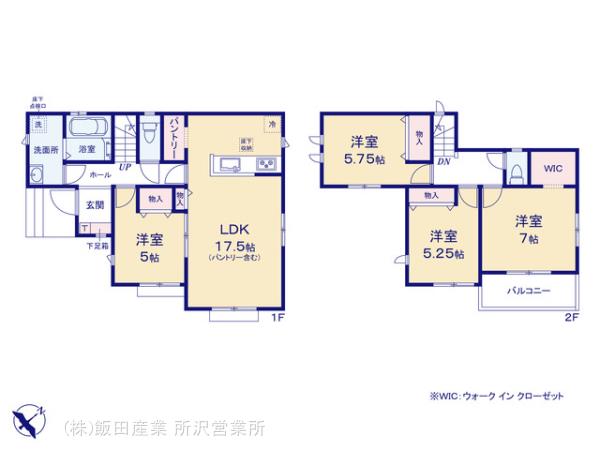 ハートフルタウン入間下藤沢10期の見取り図