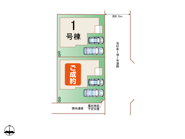 ハートフルタウン岩沼土ｹ崎4期の見取り図