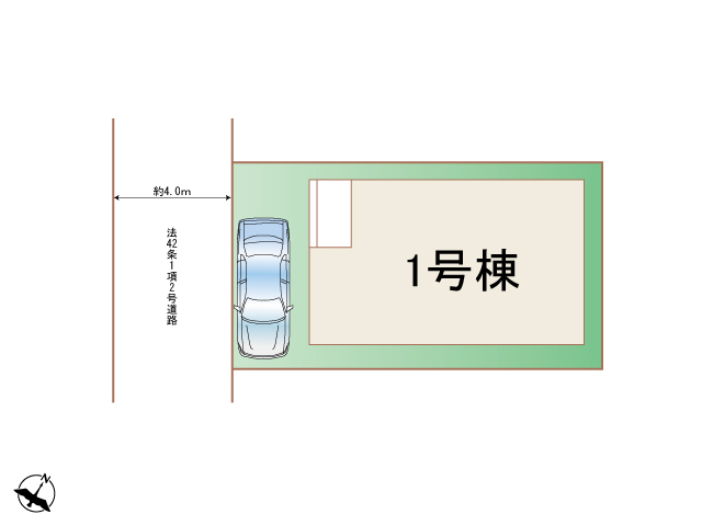 ハートフルタウン横浜市神奈川区大口仲町41番の見取り図