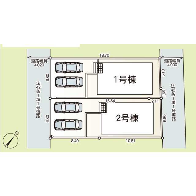 クレイドルガーデン藤沢市遠藤 第18の見取り図