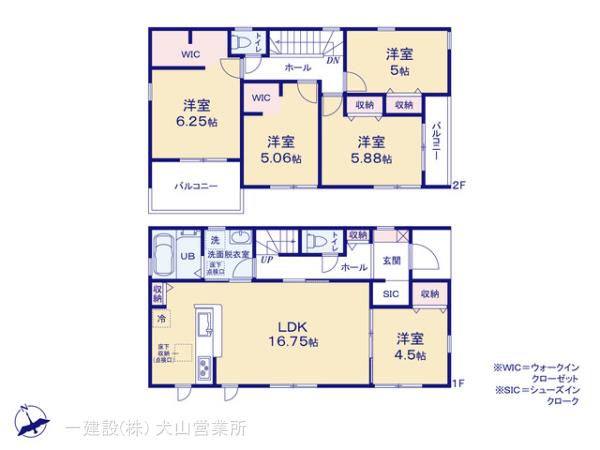 リーブルガーデン一宮市木曽川町玉ノ井第２の見取り図