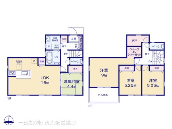 リーブルガーデン桜井市金屋８期の見取り図