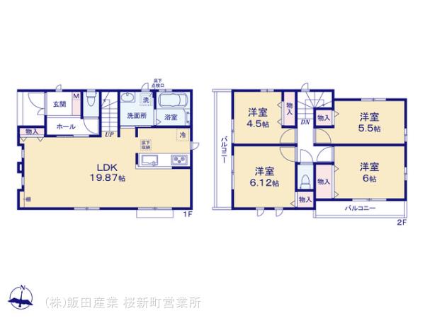 ハートフルタウン練馬石神井台8丁目の見取り図