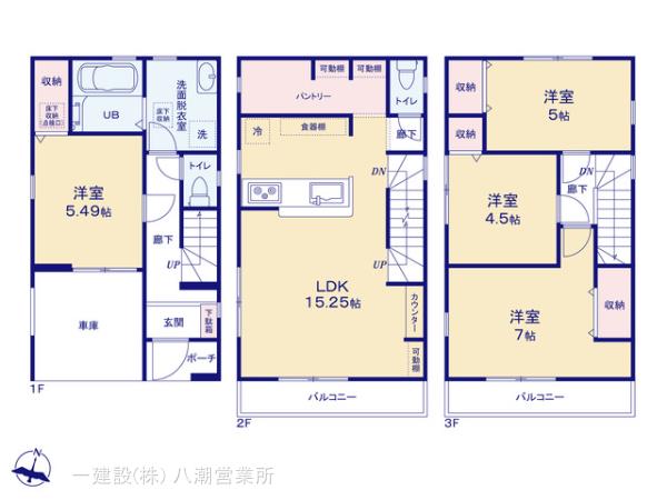 リーブルガーデン川口市榛松２期の見取り図