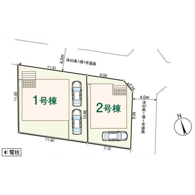 クレイドルガーデン飯能市川寺 第13の見取り図