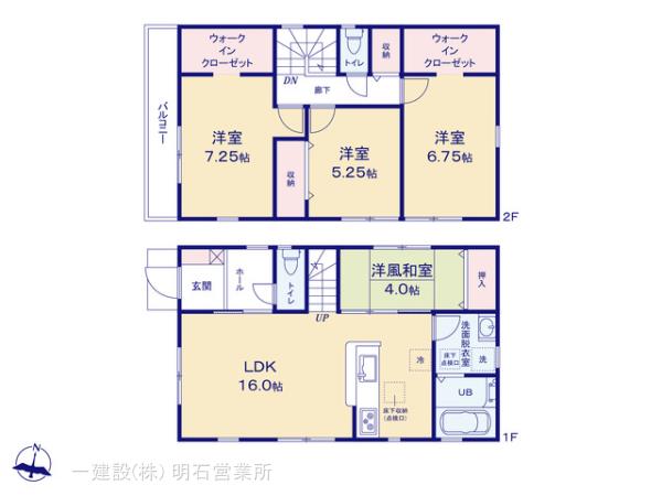 リーブルガーデン加古川市新神野３期の見取り図