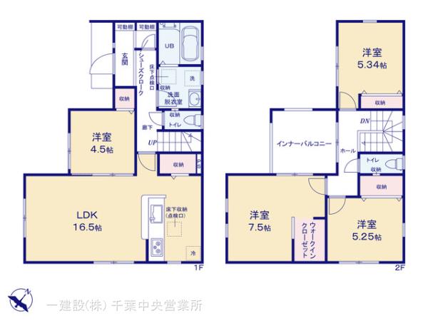 リーブルガーデン佐倉市宮ノ台２丁目第２の見取り図