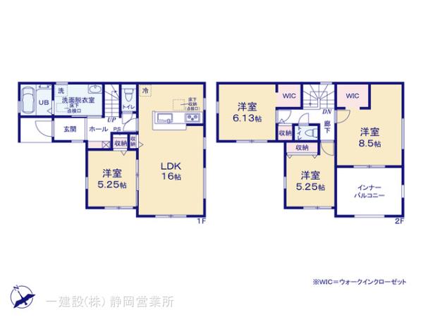 リーブルガーデン富士市松岡の見取り図