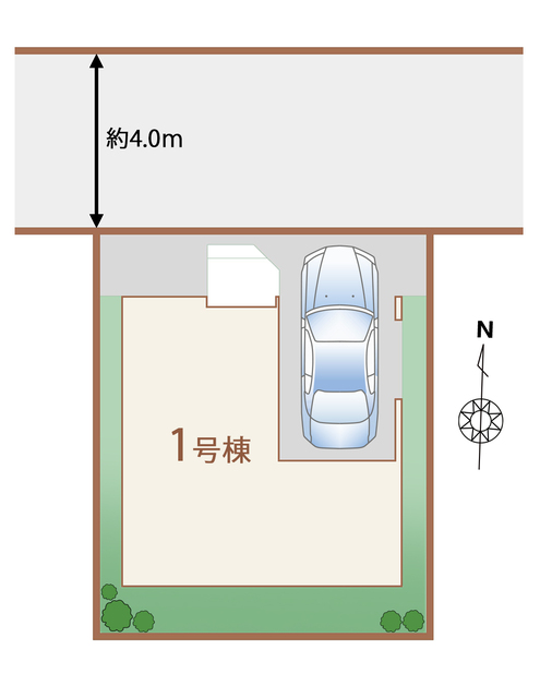 ハートフルタウン川口前川第1期の見取り図