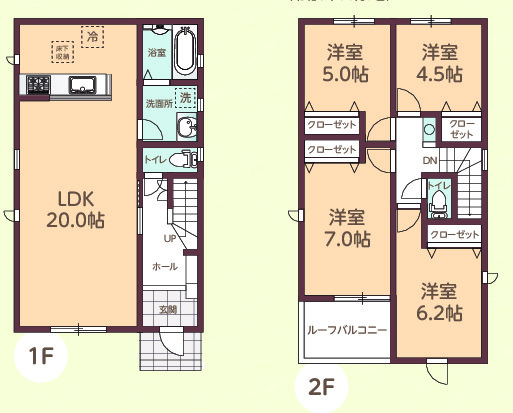 リナージュ碧南権現町４丁目　第１期の見取り図