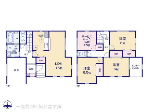 リーブルガーデン熊谷末広第３の見取り図