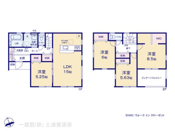 リーブルガーデン第１石岡市山崎の見取り図