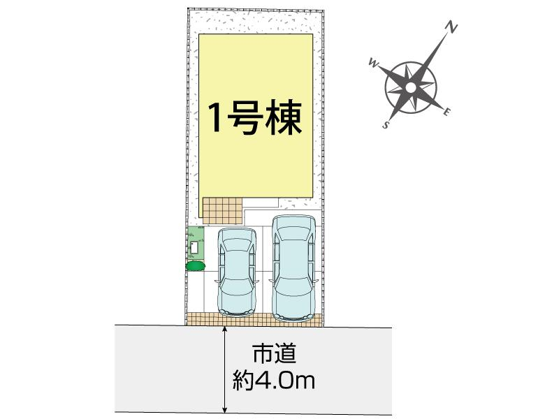 ブルーミングガーデン東大和市新堀２丁目１棟の見取り図