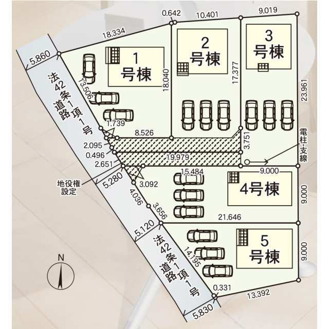 クレイドルガーデン本庄市児玉町児玉 第12の見取り図