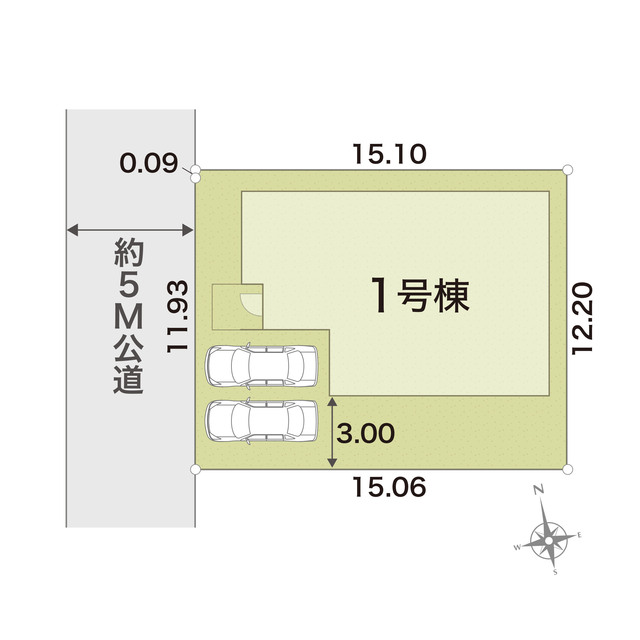 リナージュさいたま岩槻区宮町２丁目２４－１期の見取り図