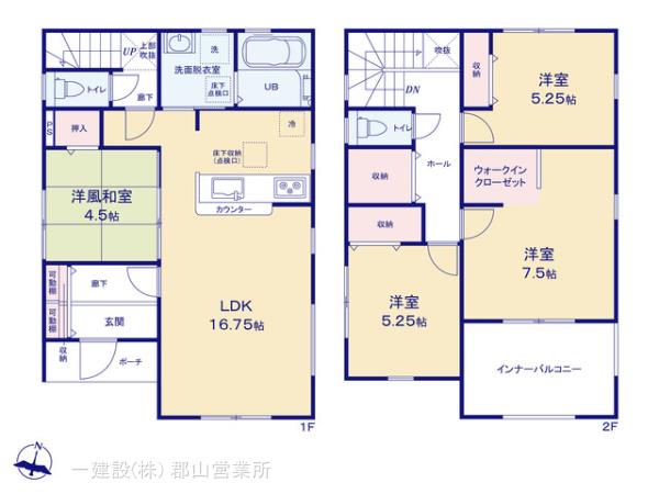 リーブルガーデン太平寺久保の見取り図