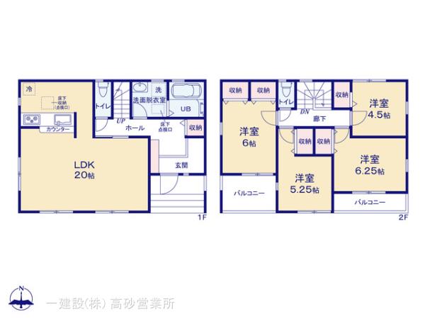 リーブルガーデン松飛台　２期の見取り図