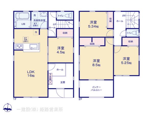 リーブルガーデン赤穂市片浜町２期の見取り図