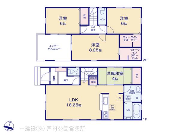 リーブルガーデン浦和美園２期の見取り図